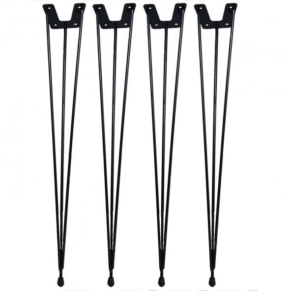Firkete Tel Sehpa Ayağı Tekli (50 cm) - Resim 2