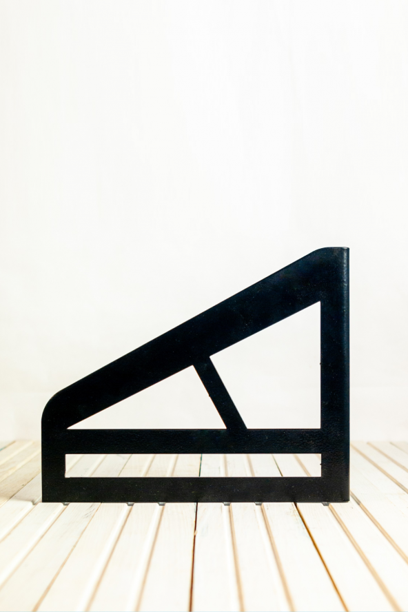 Raf Seti (Siyah Renkli, 2 Adet Raf Ayağı + Dubel + Vida + 19,7 cm. x 70 cm. MDF) ürün görseli 1