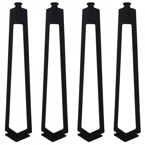 4lü Dekoratif Metal Firkete Sehpa Ayağı (52 cm Yükseklik) ürün görseli 1