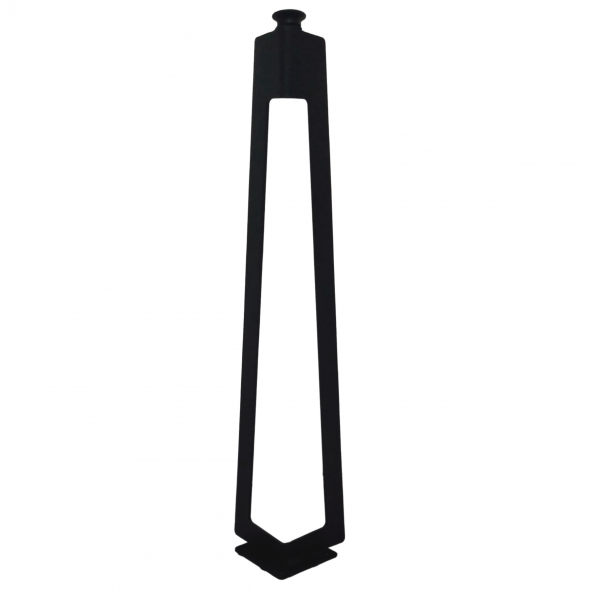 Tekli Dekoratif Metal Firkete Sehpa Ayağı (52 cm Yükseklik) ürün görseli 1
