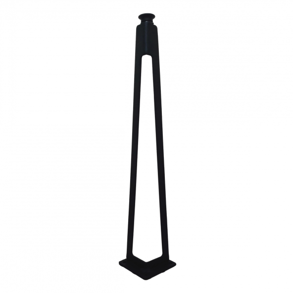 Tekli Dekoratif Metal Firkete Sehpa Ayağı (44 cm Yükseklik) ürün görseli 1