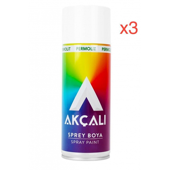 Sprey Boya 3lü Set (Boncuk Mavi 324 - 400 ml / 3 Adet Sprey Boya + 1 Adet Eldiven) ürün görseli 1