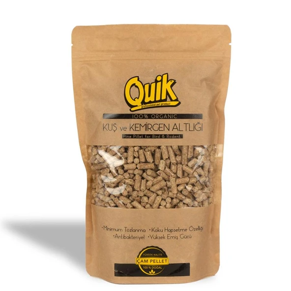 Quik Çam Paleti Kemirgen ve Kuş Altlığı ve Kedi Kumu 750 gr ürün görseli 1