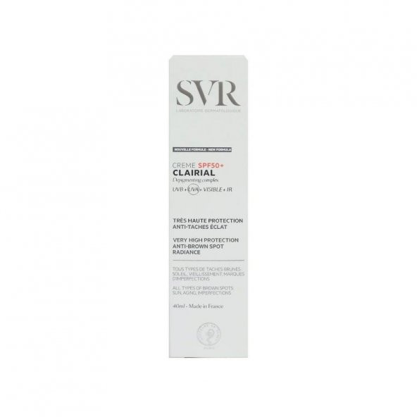 Clairal Creme SPF50+ Leke Karşıtı Güneş Koruyucu Krem 40ml ürün görseli 1
