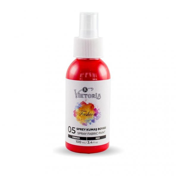 Viktoria Sprey Kumaş Boyası 100 ml (Kırmızı) ürün görseli 1
