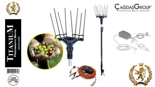 Titanium Olive Lion Akülü Zeytin Meyve Hasat Makinesi 33V Taraklı ürün görseli 1