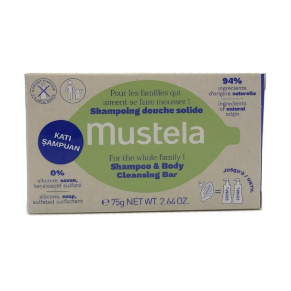 Mustela Şampuan & Vücut Temizleme Barı 75 gr ürün görseli 1