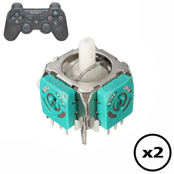 2 Adet PS3 Analog Motor Playstation 3 Kol Tamiri 3D Joystick PS3 Motor Yedek Parça ürün görseli 1