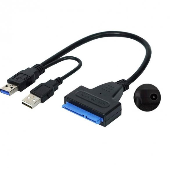 USB 3.0 2.5 3.5 İnç Sata SSD HDD Hard Disk Çevirici Dönüştürücü Adaptör Kablosu ürün görseli 1