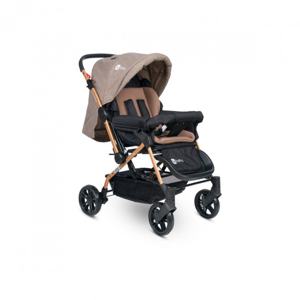 4 Baby Olympus Gold Çift Yönlü Bebek Arabası Kahverengi ürün görseli 1