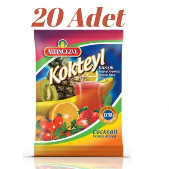 ALTINCEZVE KOKTEYL AROMALI İÇECEK TOZU ürün görseli 1