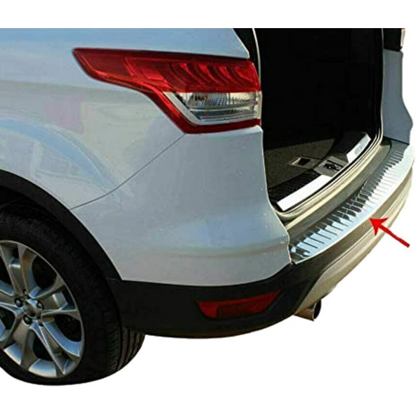 FORD KUGA MK3 2017-2019 için KROM Arka Tampon Koruyucu ürün görseli 1