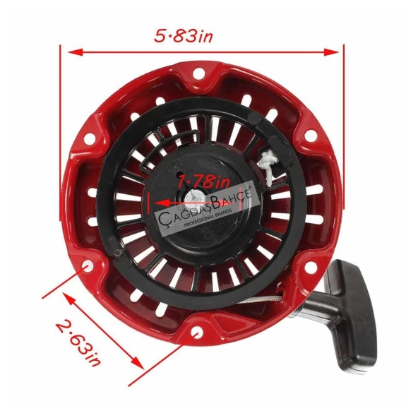HONDA GX100 MOTOR STARTER KAPAĞI KOMPLE - Resim 4
