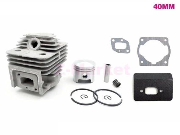 BG430 / CG430 TIRPAN NİKASİL SİLİNDİR PİSTON SETİ 40 mm ürün görseli 1