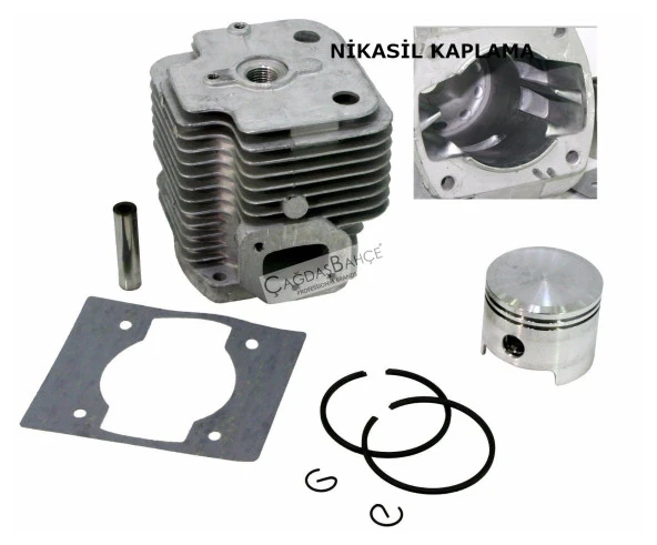 3WF 2.6 İLAÇLAMA  NİKASİL SİLİNDİR PİSTON SETİ 40 mm - Resim 2