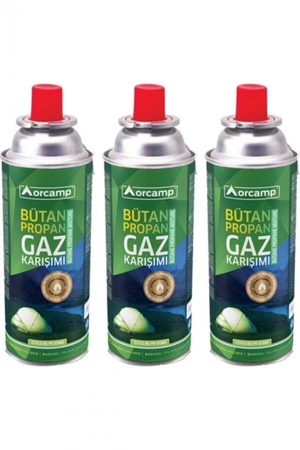 Bütan Propan Gaz Kartuşu 227gr Kts227-3lü ürün görseli 1