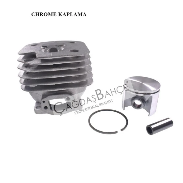 HUSQVARNA 268 TESTERE CHROME SİLİNDİR PİSTON SETİ 50 mm - Resim 4