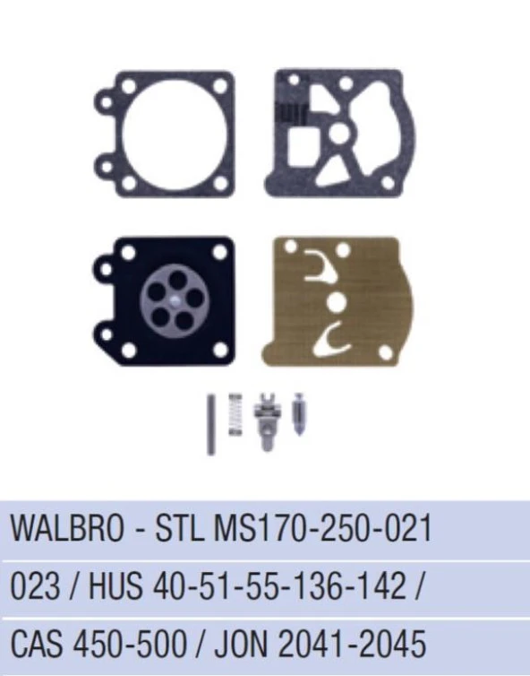 HUSQVARNA 51 / 55/ 545RX / 136 / 142 / 40 KARBÜRATÖR DİYAFRAM WALBRO ürün görseli 1