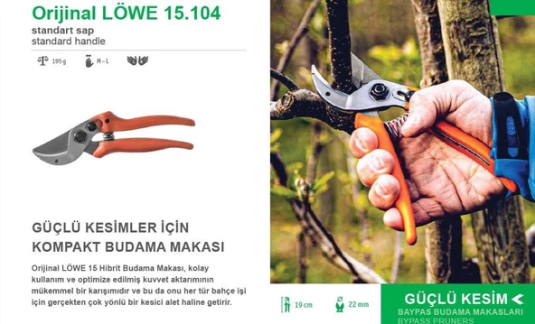 LÖWE 15.104 BUDAMA MAKASI - MADE İN GERMANY ürün görseli 1