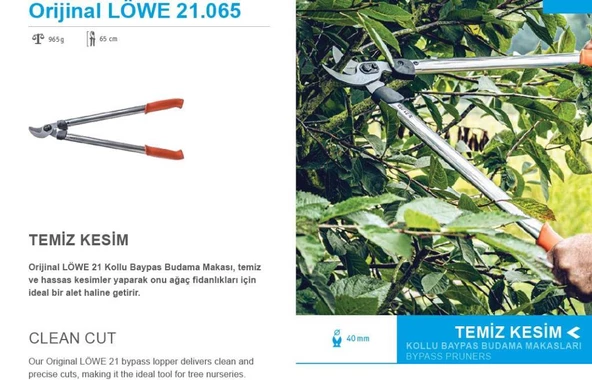 LÖWE 21.065 BUDAMA MAKASI - MADE İN GERMANY ürün görseli 1