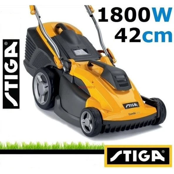 STIGA COMBI 44E ELEKTİRİKLİ ÇİM BİÇME MAKİNESİ 1800 W ürün görseli 1