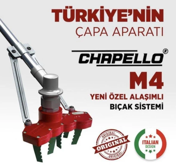 Chapello Pubert M4 Tırpan Çapa Aparatı - Çapalama Makinesi ürün görseli 1