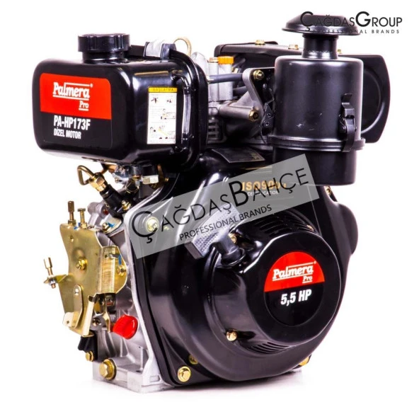 PALMERA PA-HP173F DİZEL TEK MOTOR KAMALI DÜZ 5.5 HP ürün görseli 1