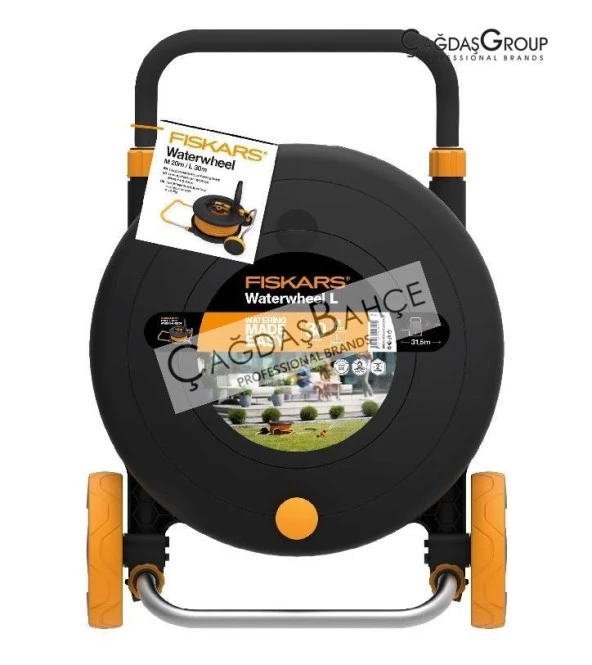 Fiskars Arabalı Hortum Makara Seti 30 Metre Hortum Dahil 1023644 ürün görseli 1
