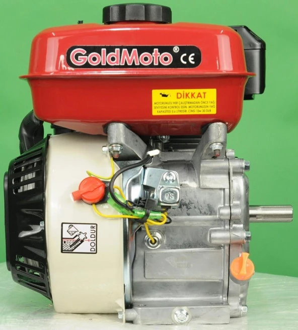 GoldMoto GM200F20 Benzinli Motor 6.5 Hp Krank Mili Frezeli ürün görseli 1