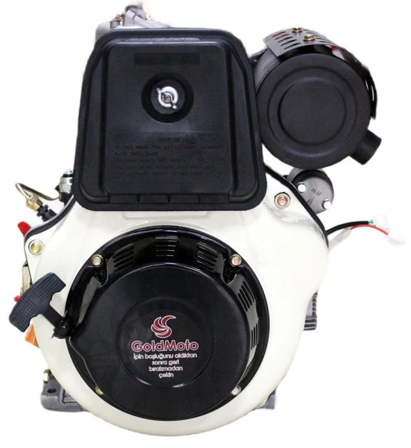 GoldMoto GM192FBE-G3 Dizel Motor 12 Hp Marşlı Krank Konik Orta ürün görseli 1