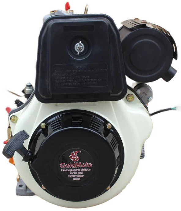 GoldMoto GM192FBE-G1A Dizel Motor 12 Hp Marşlı Krank Mili Konik Uzun ürün görseli 1