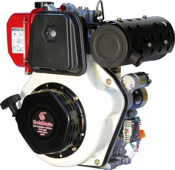 GoldMoto GM192FBEN-H Dizel Motor 12 Hp Marşlı Krank Mili Frezeli ürün görseli 1