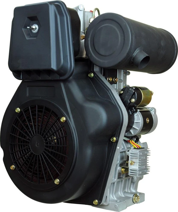 GoldMoto GM1100F-G1A Dizel Motor 15Hp Marşlı Krank Mili Konik ürün görseli 1