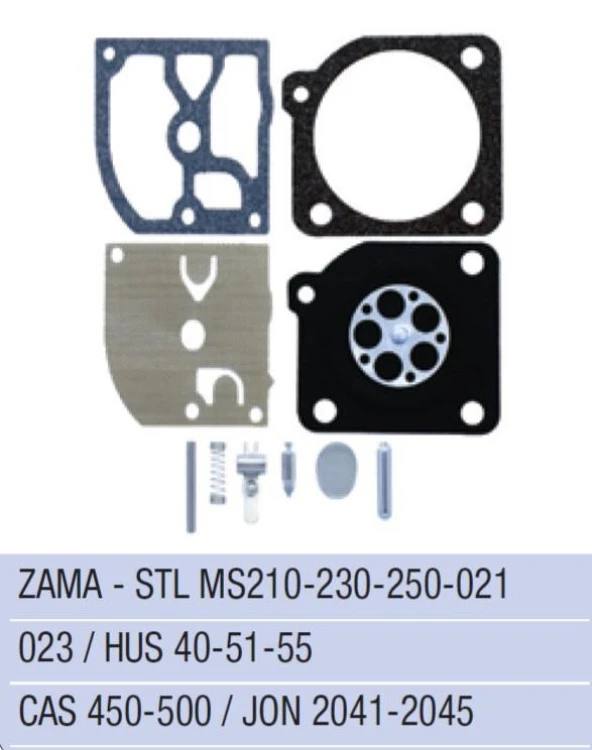 Husqvarna 40/51/55 - Jonsered 2014/2045 Karbüratör Diyafram Zama ürün görseli 1