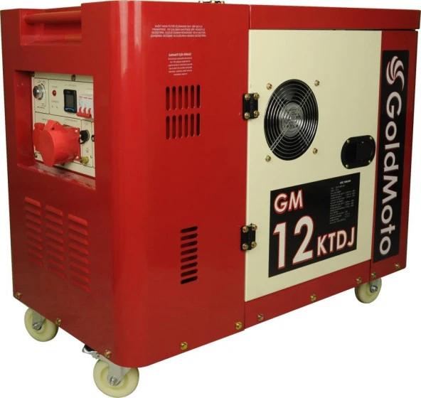 GoldMoto GM12KTDJ Dizel Marşlı Kabinli Jeneratör 12 KW Trifaze ürün görseli 1
