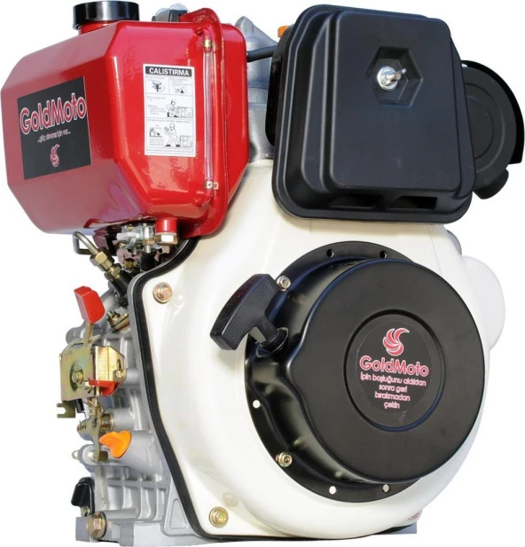 GoldMoto GM186FEN-H Dizel Motor 10 Hp Marşlı Krank Mili Frezeli ürün görseli 1