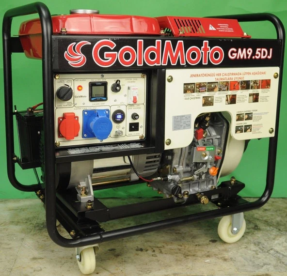 GoldMoto GM9.5DJ Dizel Marşlı Jeneratör 9.5 KW Monofaze ürün görseli 1