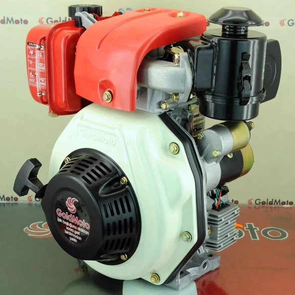 GoldMoto GM178FEN-H Dizel Motor Marşlı 7 Hp Krank Mili Frezeli ürün görseli 1