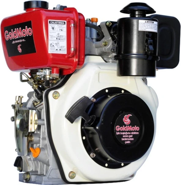 GoldMoto GM178FE-G7 Dizel Motor 7 Hp Marşlı Krank Mili Konik Kamalı ürün görseli 1