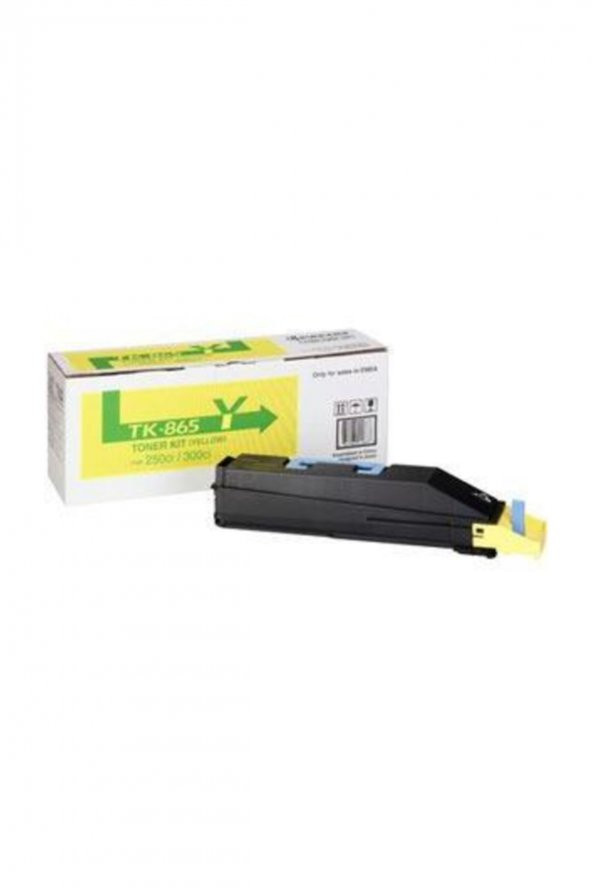 KYOCERA TK-865Y SARI ORJİNAL TONER - TASKalfa 250CI / 300CI ürün görseli 1