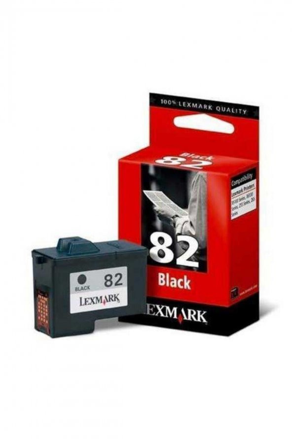 LEXMARK 82 18L0032 SİYAH ORJİNAL KARTUŞ ürün görseli 1
