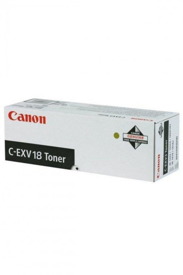 CANON C-EXV18 IR-1018/1022/1023 MODELİ FOTOKOPİ TONERİ ürün görseli 1