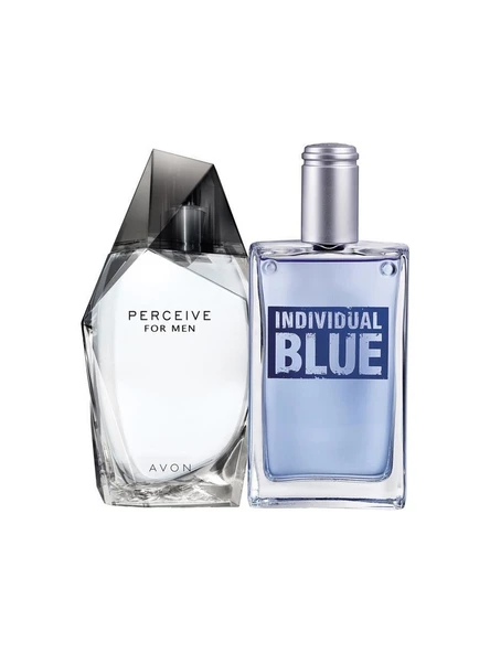 Avon Perceive Erkek Parfüm 100 Ml. ve Individual Blue Erkek Parfüm 75 Ml. İkili Paket ürün görseli 1