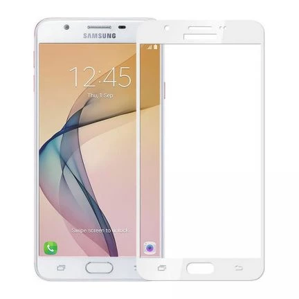 Bufalo Samsung Galaxy J7 Prime 5D Cam Ekran Koruyucu Beyaz ürün görseli 1