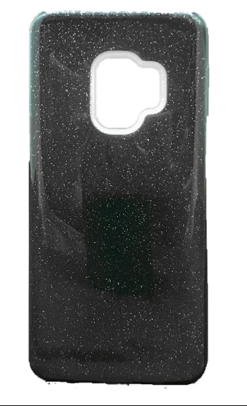 Samsung S9 (G960) 3in1 Simli Silikon Arka Kapak Siyah ürün görseli 1