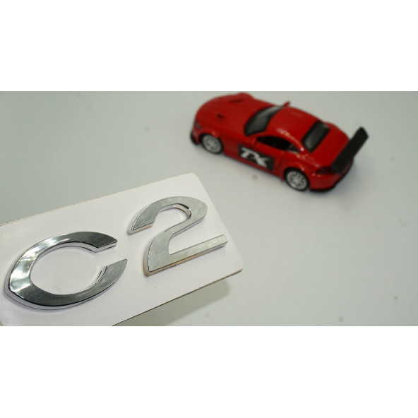 Citroen C2 2004 2010 Bagaj Krom ABS 3M 3D Yazı Logo Amblem ürün görseli 1