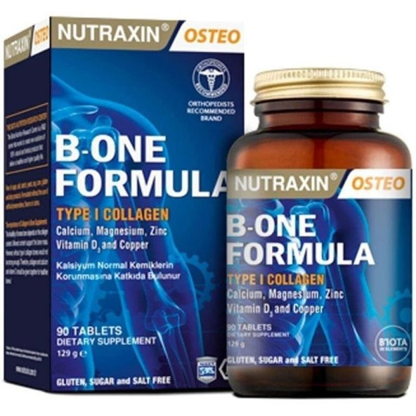 Nutraxin B-One Formula 90 Tablet ürün görseli 1
