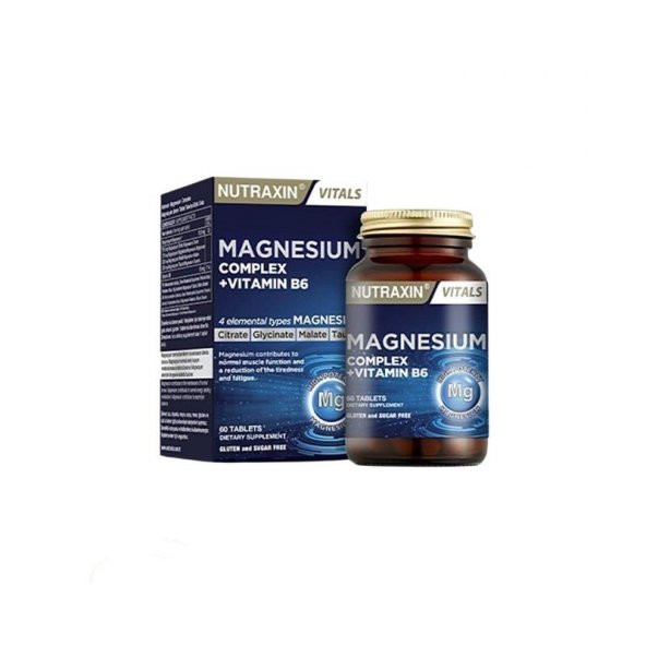 Nutraxin Magnesium Complex Vitamin B6 60 Tablet ürün görseli 1