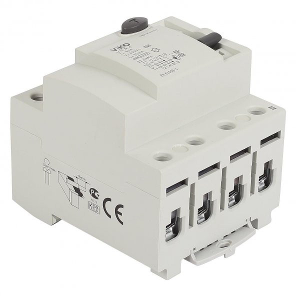 Viko Trifaze 4x25A 300mA Kaçak Akım Rölesi ürün görseli 1
