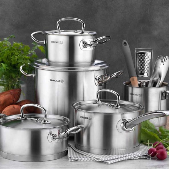 Korkmaz Proline 24 cm Satin Tencere A1162 - Resim 2